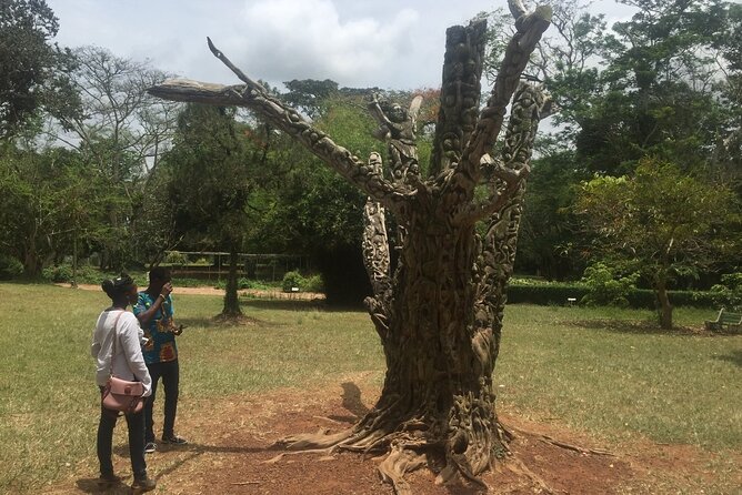Aburi Gardens and Tetteh Quarshie Farms - Aburi Botanical Gardens for about an hour, with tree names and uses
