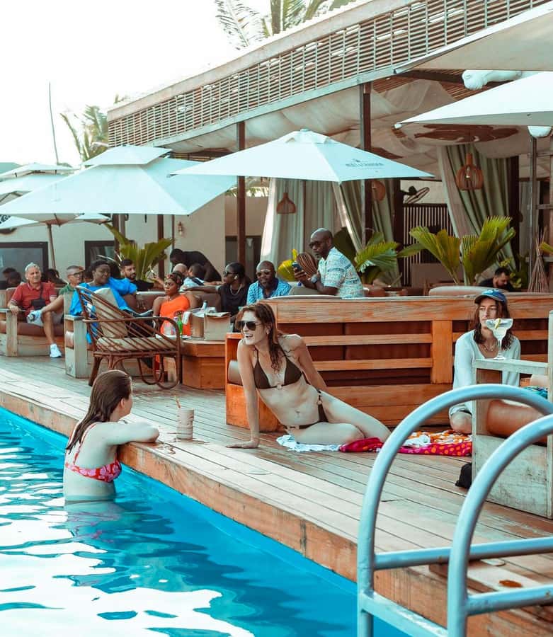 Accra Beachfront Experience: Sun Sand Calm & Lunch - What the Polo Beach Club Time Feels Like