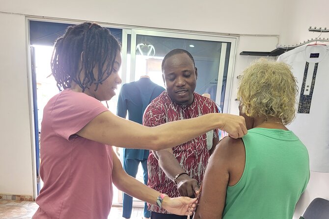 African custom clothing making experience with fabric tour - Cutting and Pattern Pieces: Where Decisions Become Real