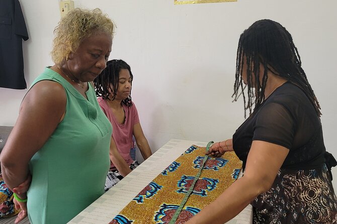 African custom clothing making experience with fabric tour - Snacks, Bottled Water, and the Finish That Makes It Worth It