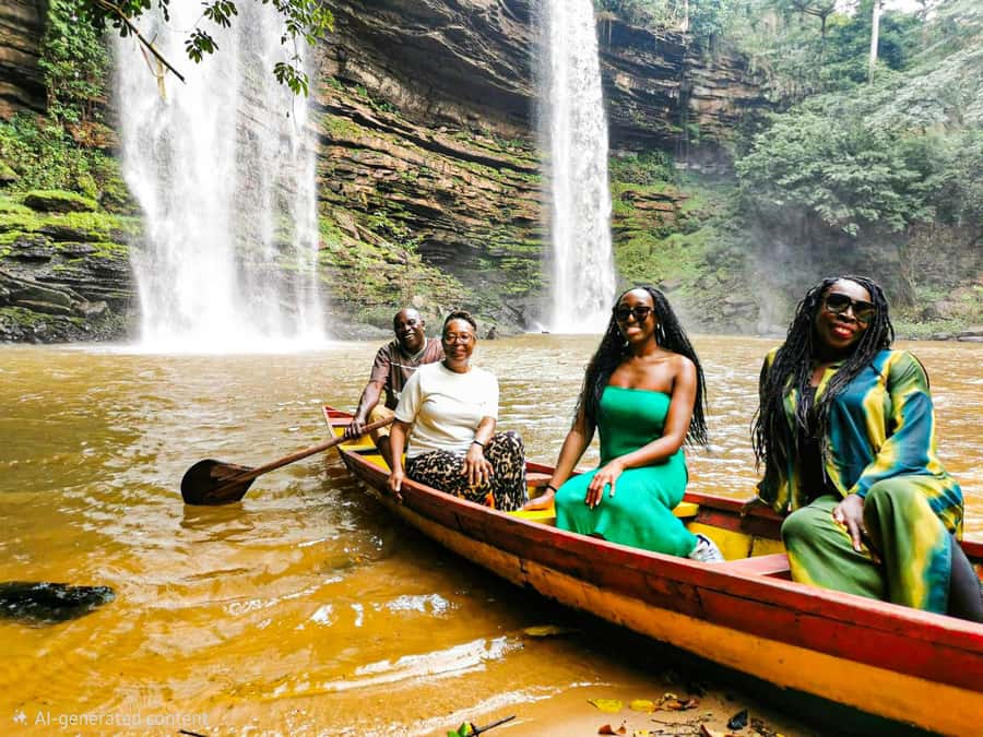 Boti Falls, Umbrella Rock, Aburi Gardens & Cocoa Farm Tour - Getting picked up and staying ready for timing changes