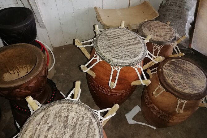 Half-Day Private African Drumming Lessons with Pick Up - The art and craft market stop where the lesson gets real