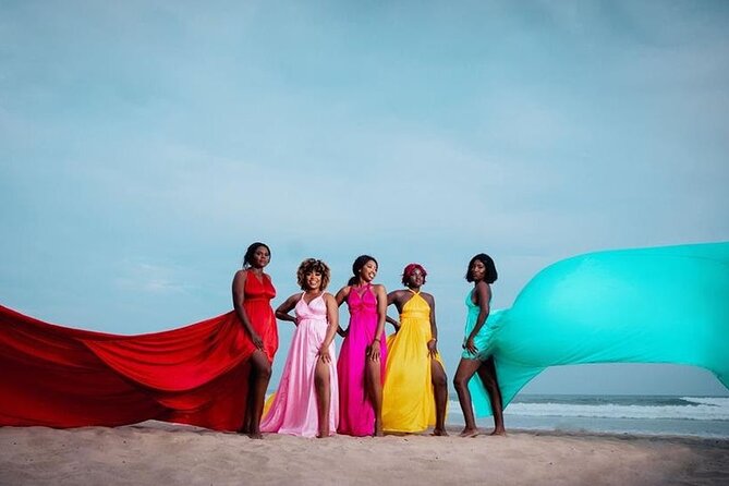 Luxury Flying Dress Photoshoot in Accra - Independence Square to Nearby Outdoor Spots: What Makes the Backdrops Work