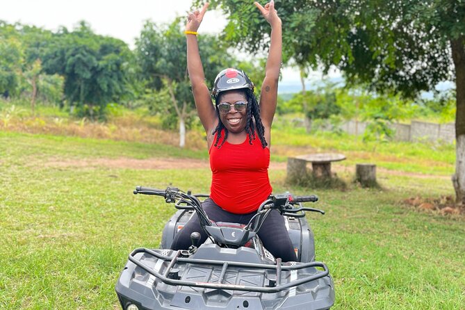 Quad Biking and Waterfalls Adventure - Palm Wine Taste on the Road: Small Stop, Real Local Flavor