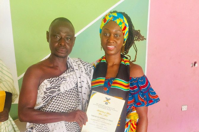 Traditional naming ceremony For African Diasporas in Kumasi - Cocoa farm and kente weaving workshop: more than added stops