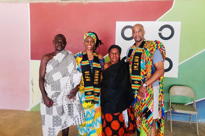 Traditional naming ceremony For African Diasporas in Kumasi - The Ghanaian name, cloth, and certificate of recognition